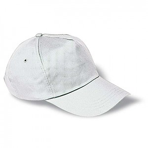 Basebalová čepice bavlněná -bílá