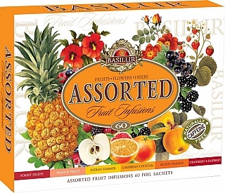 Basilur Fruit Infusions Assorted obal 60 gastro sáčkov