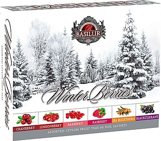 BASILUR- Winter Berries Zmiešané prebal 60 gastro sáčkov