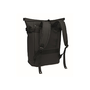 Batoh na kolo z PU, 20L, černá