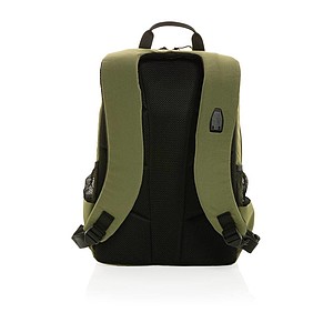 Batoh na notebook, RFID, zelený