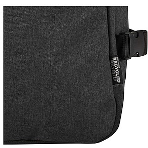 Batoh na notebook velikosti 17” z recyklovaného GRS, antracitová