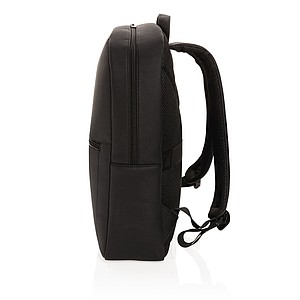 Batoh na notebook z veganské kůže Swiss Peak, černá