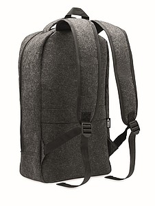 Batoh s kapsou na laptop, RPET plsť