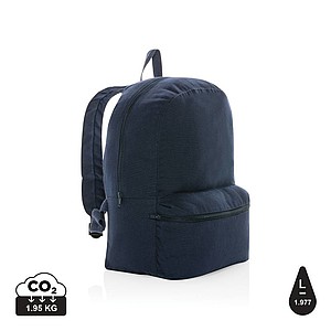 Batoh z recyklovaného materiálu, námořní modrá