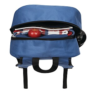 Batoh z recyklovaného polyesteru, tmavě modrá