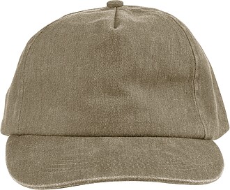 Bavlněná kšiltovka, hnědá
