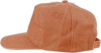 Bavlněná kšiltovka, oranžová