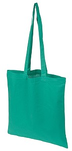 Bavlněná nákupní taška s dlouhými uchy, zelená