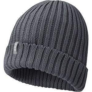 Beanie čepice z organické bavlny, šedá