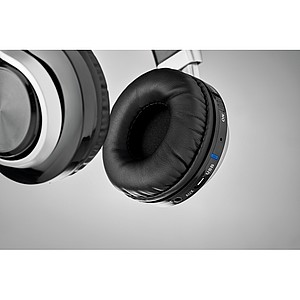 Bezdrátová bluetooth sluchátka, černá
