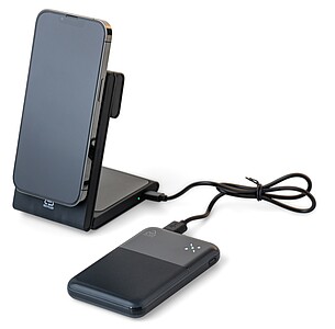 Bezdrátová magnetická nabíječka 3 v 1, černá