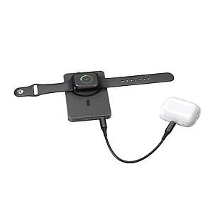 Bezdrátová magnetická powerbanka Urban Vitamin Marin 5000mAh, černá