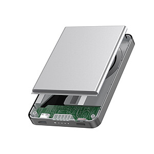 Bezdrátová magnetická powerbanka Urban Vitamin Marin 5000mAh, černá