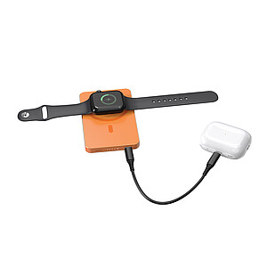 Bezdrátová magnetická powerbanka Urban Vitamin Marin 5000mAh, oranžová