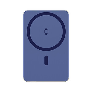 Bezdrátová magnetická powerbanka Urban Vitamin Marin 5000mAh, světlá námořní modrá