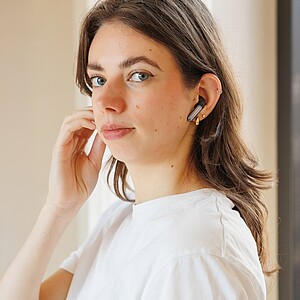 Bezdrátová sluchátka BrandCharger, gun metal