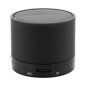 Bezdrátový bluetooth kulatý reproduktor 300mAh, černá