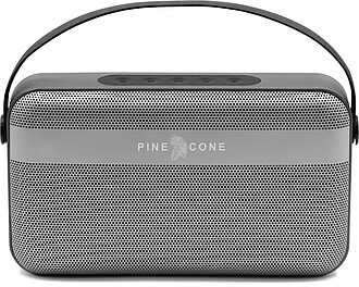 Bezdrátový prémiový reproduktor BranfCharger, černá/stříbrná