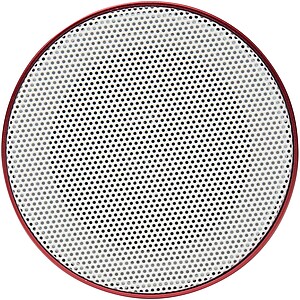 Bezdrátový reproduktor 3W z recyklovaného hliníku, červená