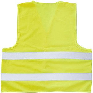 Bezpečnostní vesta v obalu, fluorescenční žlutá