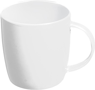 Biely keramický hrnček, 300 ml