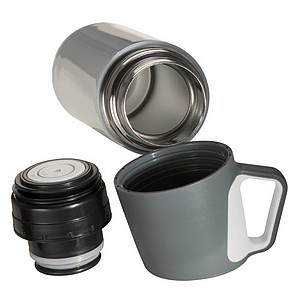 Bílá termoska 500ml s víčkem s uchem