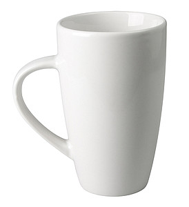 Bílý keramický hrnek, 400ml