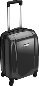 BINKY Pevný kufr na 4 kolečkách a s integrovaným zámkem, černý - reklamní předměty