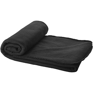 BLANKET Fleecová pikniková deka, čierna