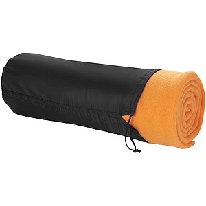 BLANKET Fleecová pikniková deka, oranžová