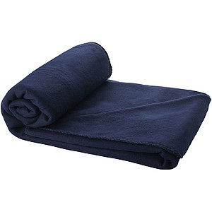 BLANKET Fleecová pikniková deka, tmavomodrá