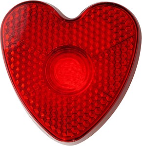 Blikajúca odrazka v tvare srdca