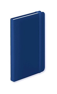 Blok s deskami z PU kůže, modrý