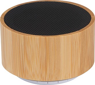 Bluetooth reproduktor s bambusovým povrchem