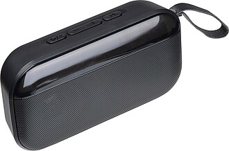 Bluetooth reproduktor s LED světlem, černá