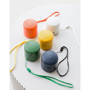 Bluetooth reproduktor z recyklovaného materiálu, biela