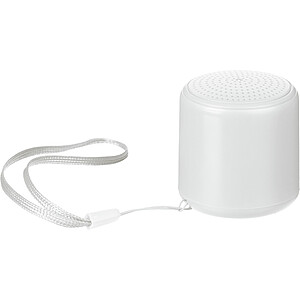 Bluetooth reproduktor z recyklovaného materiálu, bílá