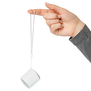 Bluetooth reproduktor z recyklovaného materiálu, bílá