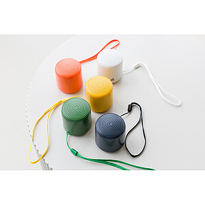 Bluetooth reproduktor z recyklovaného materiálu, bílá