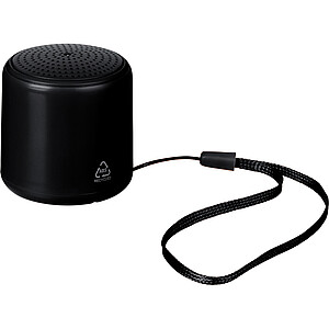 Bluetooth reproduktor z recyklovaného materiálu, černá