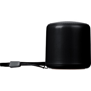 Bluetooth reproduktor z recyklovaného materiálu, černá