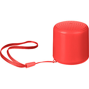 Bluetooth reproduktor z recyklovaného materiálu, červená