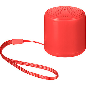 Bluetooth reproduktor z recyklovaného materiálu, červená