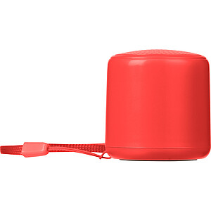 Bluetooth reproduktor z recyklovaného materiálu, červená