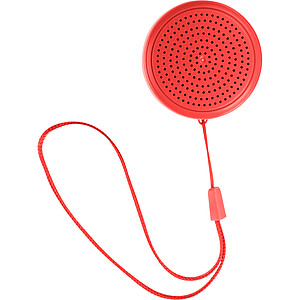Bluetooth reproduktor z recyklovaného materiálu, červená