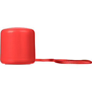 Bluetooth reproduktor z recyklovaného materiálu, červená