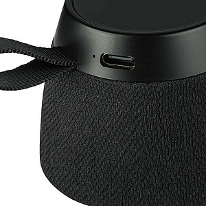 Bluetooth reproduktor z recyklovaného materiálu, čierna