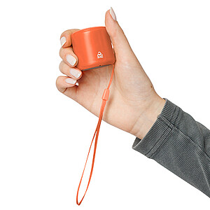 Bluetooth reproduktor z recyklovaného materiálu, oranžová