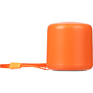 Bluetooth reproduktor z recyklovaného materiálu, oranžová
